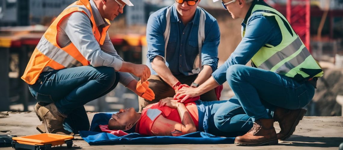 first aid challenges in construction sites